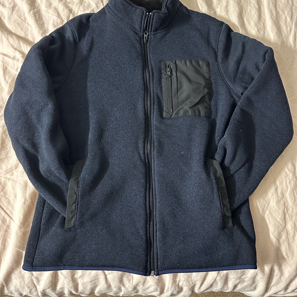 Old Navy Black Fleece Jacket